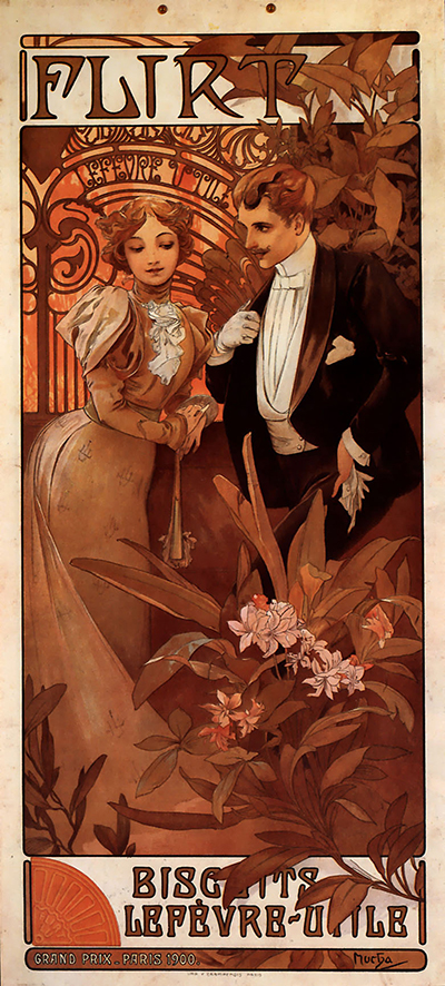 Flirt Lefevre Utile Alphonse Mucha